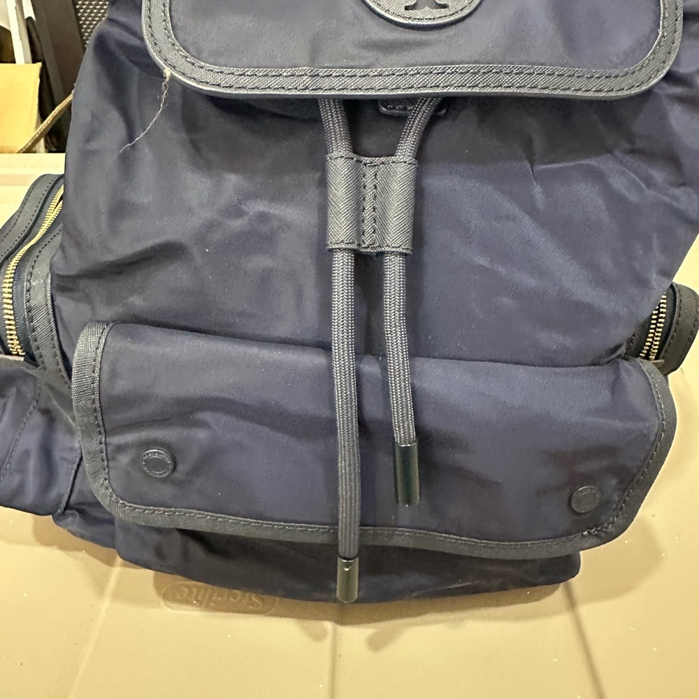 Tory Burch Navy Blue  Backpack purse